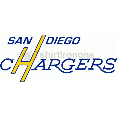 San Diego Chargers T-shirts Iron On Transfers N729 - Click Image to Close